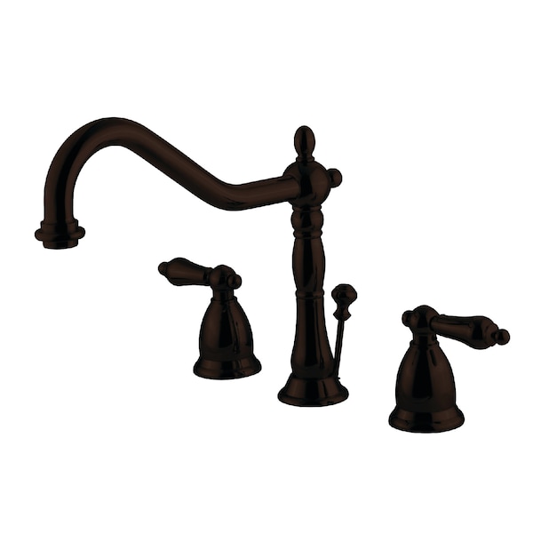 8" Widespread Bathroom Faucet, Oil Rubbed Bronze